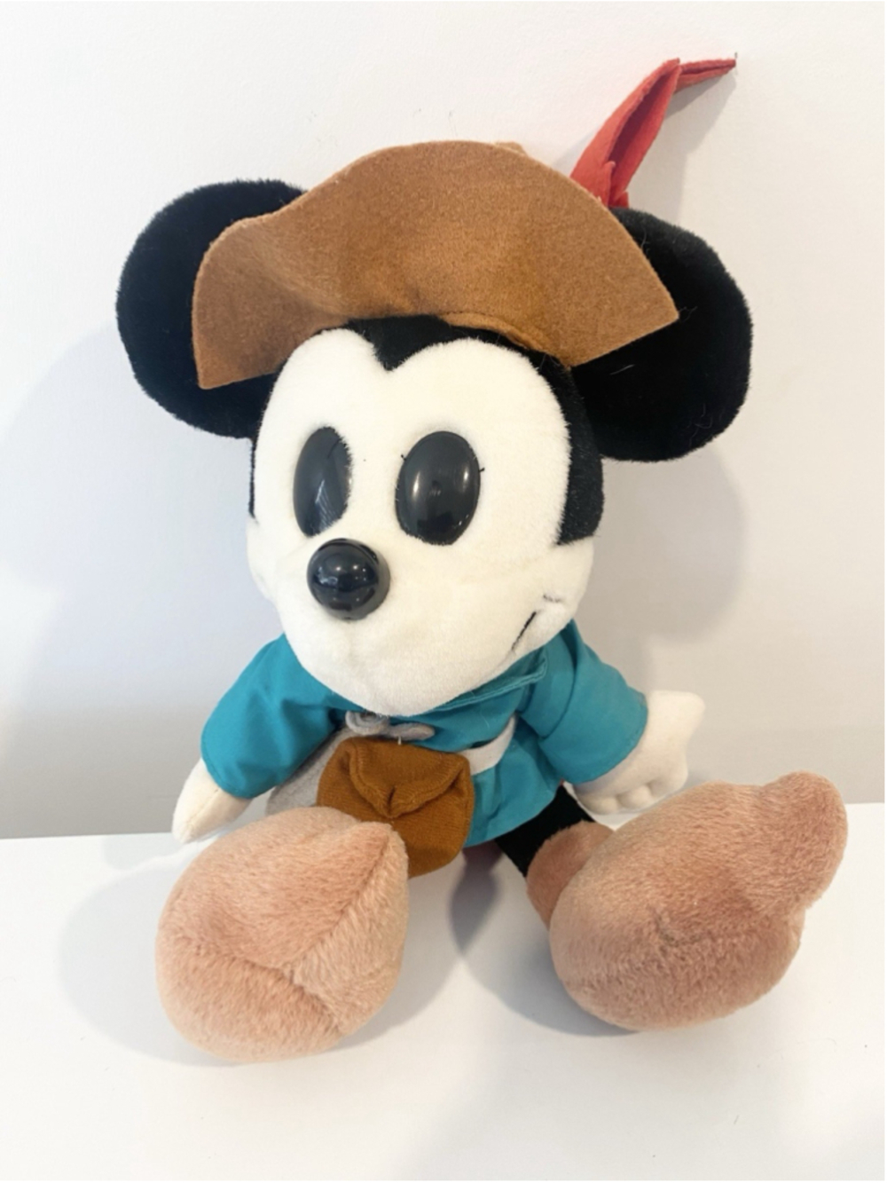 Vintage Disney Mickey Mouse Brave Little Tailor Plush 15” Disney Store Style
